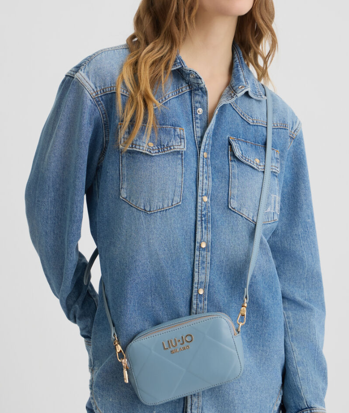 Liu Jo Borsa blu denim a tracolla