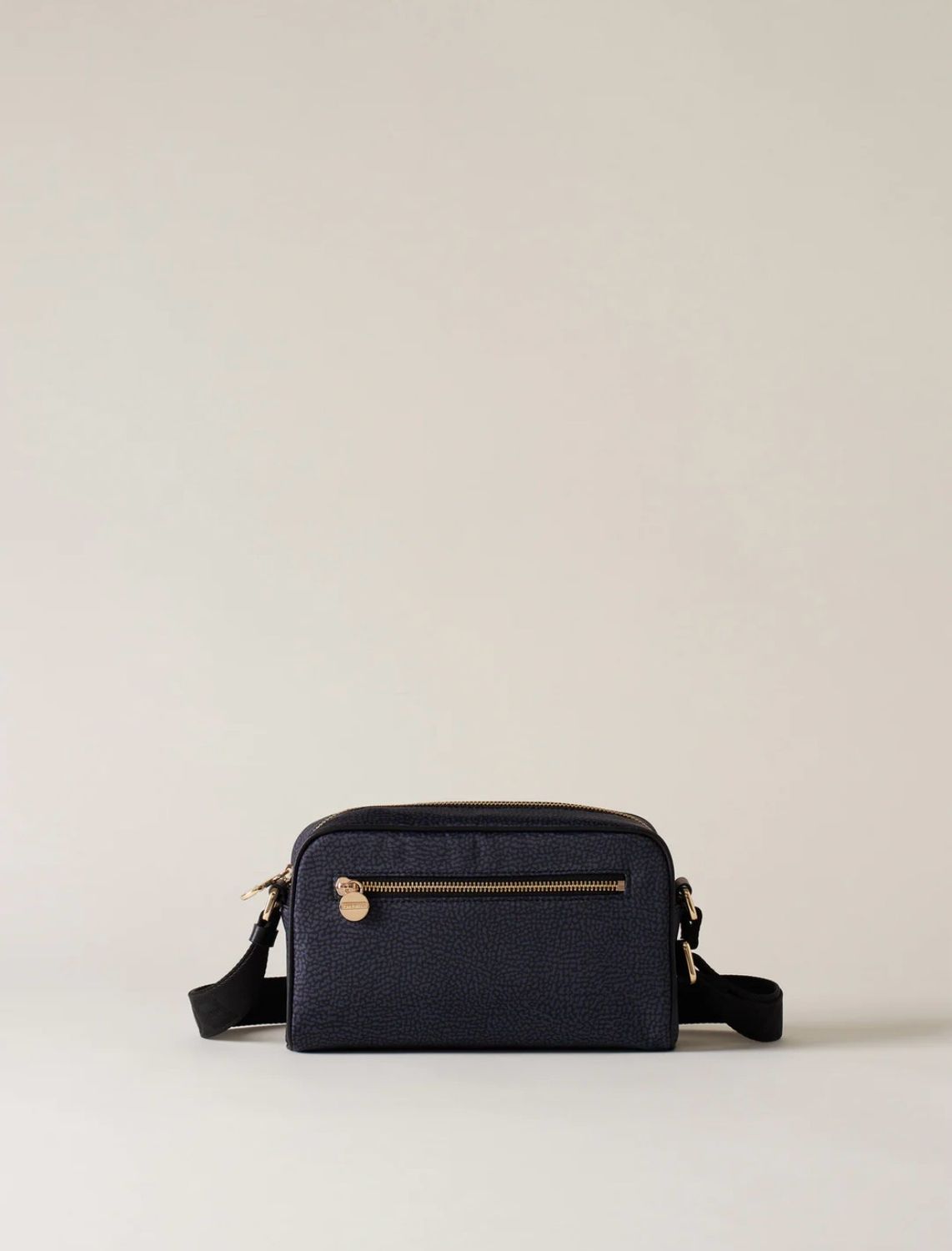 BORBONESE CAMERA CASE ECO LINE SMALL Tracolla di nylon Black