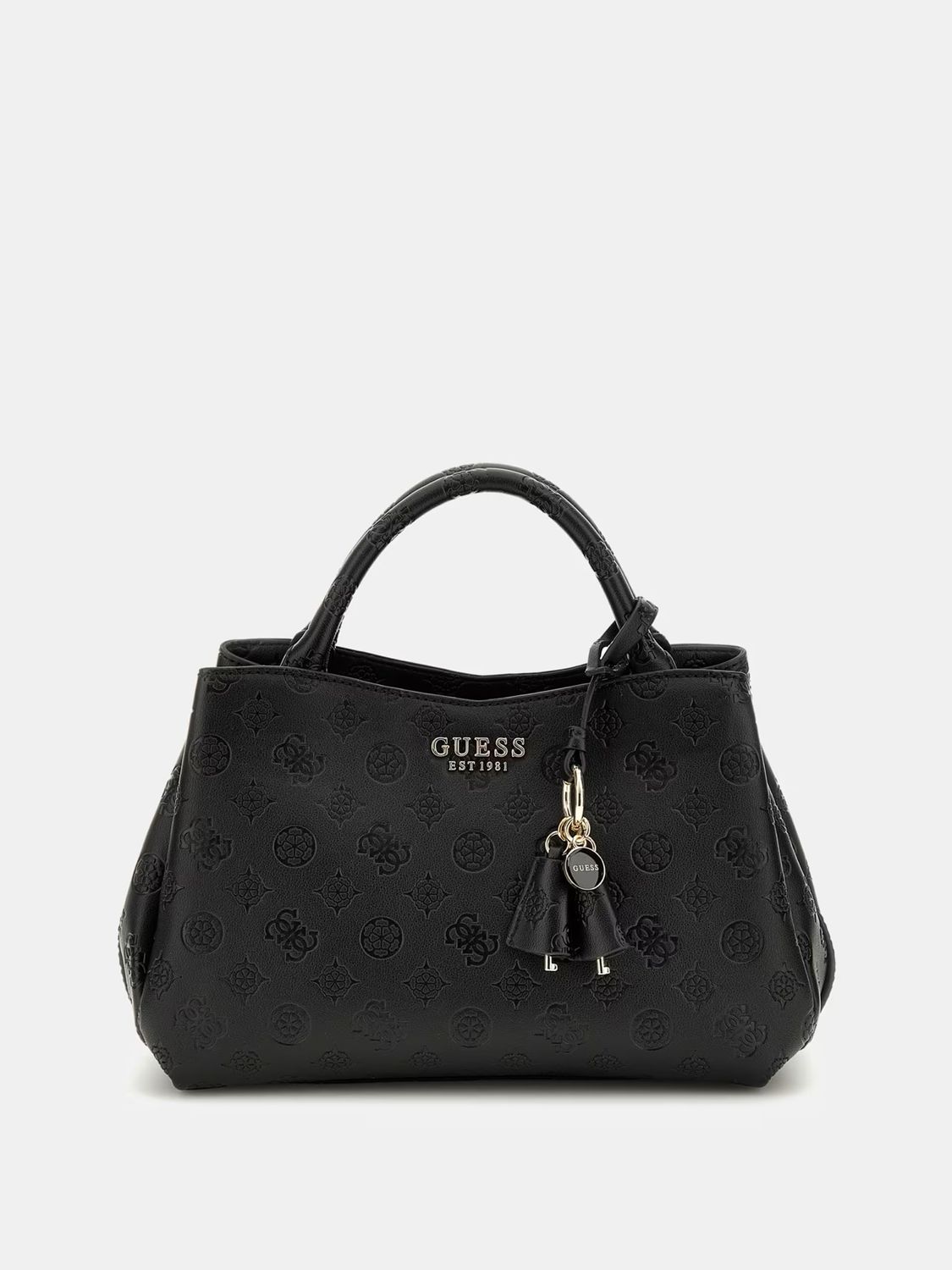 Guess Borsa a mano Phoebe 4G black logo peony Guess Borsa a mano Phoebe 4G black logo peony