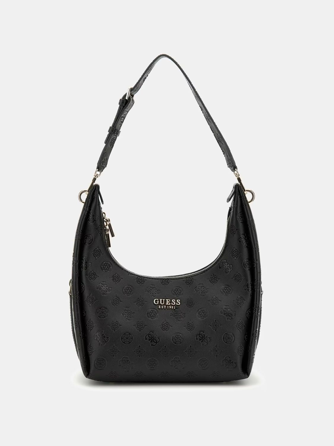 Guess Hobo Phoebe 4G black logo peony Guess Hobo Phoebe 4G black logo peony