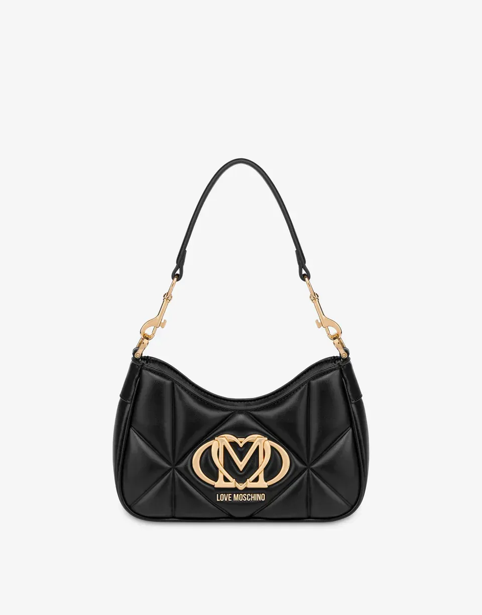 Borsa a spalla Love Moschino trapuntata nero Borsa a spalla Love Moschino trapuntata nero