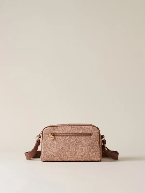 BORBONESE CAMERA CASE ECO LINE SMALL Tracolla di nylon Mauve BORBONESE CAMERA CASE ECO LINE SMALL Tracolla di nylon Mauve
