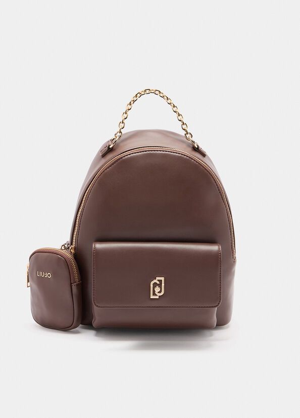 Zaino medio con pochette Liu Jo Testa di Moro Zaino medio con pochette Liu Jo Testa di Moro
