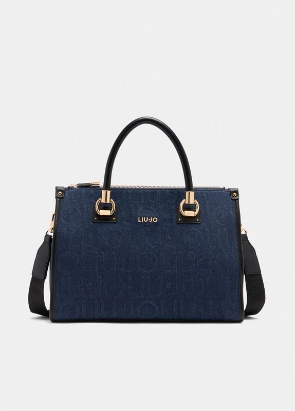 Shopping bag media in denim Liu Jo Shopping bag media in denim Liu Jo