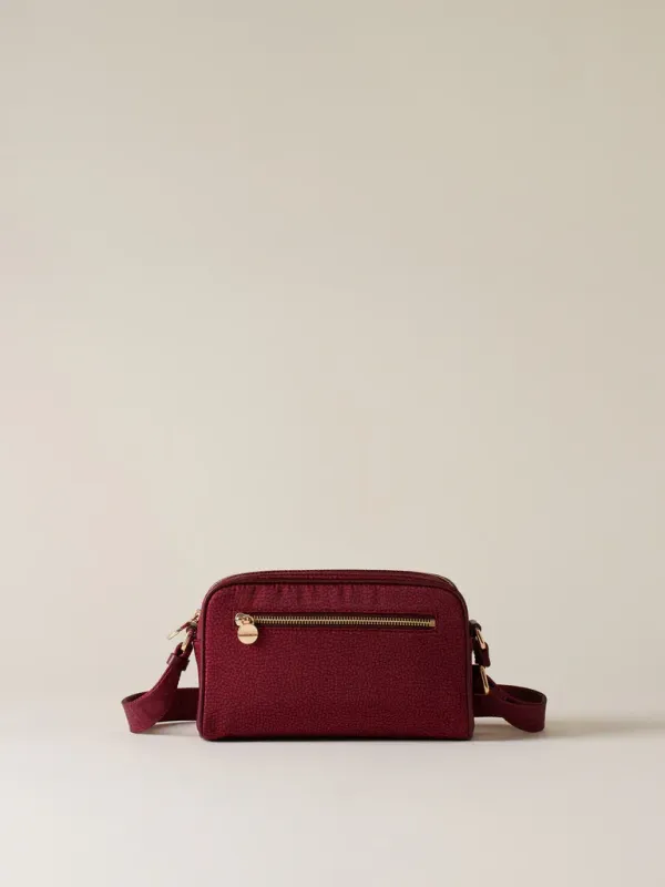 BORBONESE CAMERA CASE ECO LINE SMALL Tracolla di nylon Merlot BORBONESE CAMERA CASE ECO LINE SMALL Tracolla di nylon Merlot