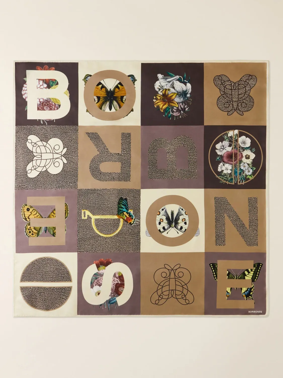 FOULARD DI SETA BORBONESEBEIGE/ALABASTRO/OP NATURALE FOULARD DI SETA BORBONESEBEIGE/ALABASTRO/OP NATURALE