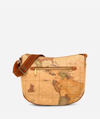 Alviero Martini Prima Classe Geo Classic Borsa media a mezzaluna