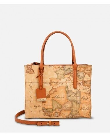 Alviero Martini Prima Classe Geo Classic Borsa Media a Mano Alviero Martini Prima Classe Geo Classic Borsa Media a Mano