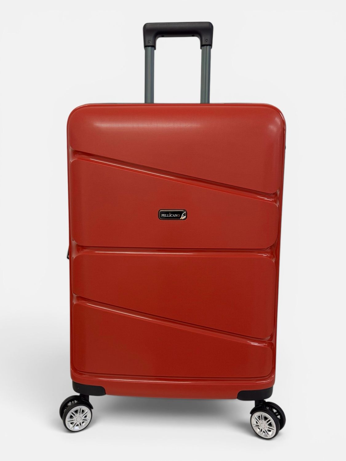 New Pop Pellicano Trolley 4 ruote Ultra Flex Medio Rosso New Pop Pellicano Trolley 4 ruote Ultra Flex Medio Rosso