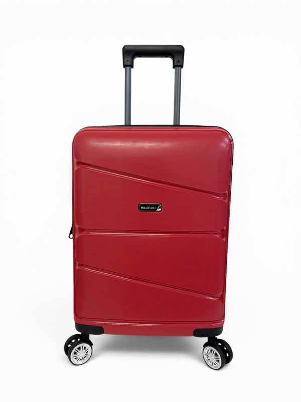 New Pop Pellicano Trolley Bagaglio a Mano 4 ruote Espandibile Ultra Flex Rosso New Pop Pellicano Trolley Bagaglio a Mano 4 ruote Espandibile Ultra Flex Rosso
