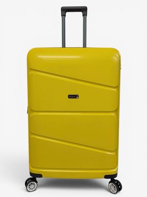 New Pop Pellicano Trolley 4 ruote Ultra Flex Grande Giallo New Pop Pellicano Trolley 4 ruote Ultra Flex Grande Giallo