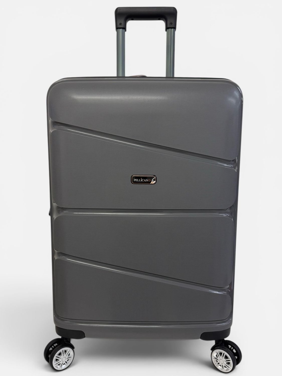 New Pop Pellicano Trolley 4 ruote Ultra Flex Medio Antracite