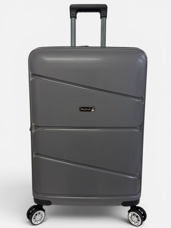 New Pop Pellicano Trolley 4 ruote Ultra Flex Medio Antracite New Pop Pellicano Trolley 4 ruote Ultra Flex Medio Antracite