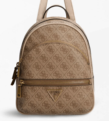 GUESS Zaino manhattan 4g logo Guess Beige GUESS Zaino manhattan 4g logo Guess Beige