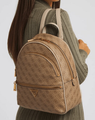 GUESS Zaino manhattan 4g logo Guess beige