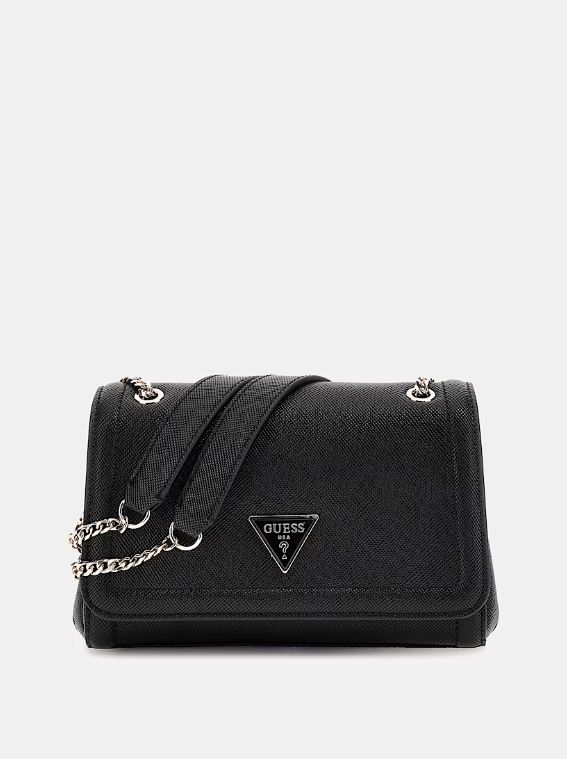 GUESS Tracolla noelle saffiano nero GUESS Tracolla noelle saffiano nero
