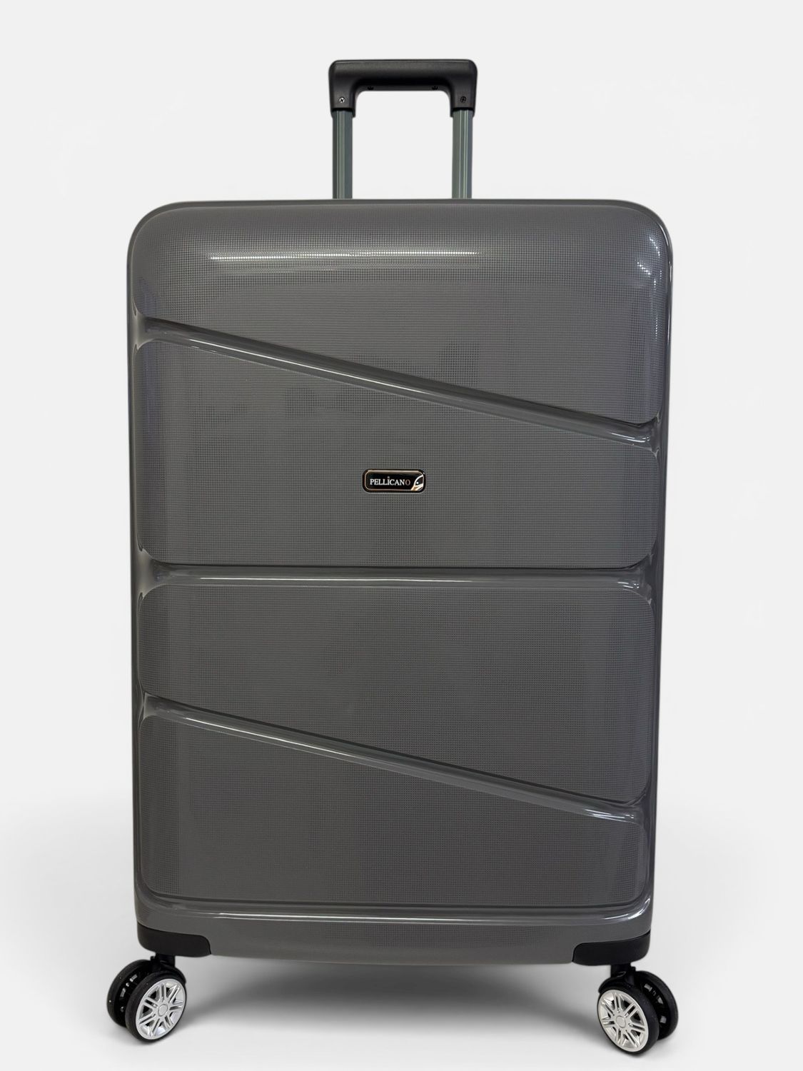 New Pop Pellicano Trolley 4 ruote Ultra Flex Grande Grigio New Pop Pellicano Trolley 4 ruote Ultra Flex Grande Grigio