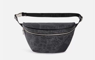 Alviero Martini Prima Classe Geo Black maxi marsupio