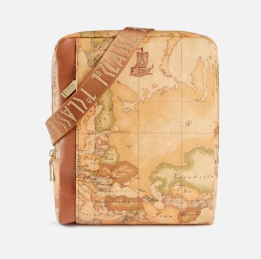 Alviero Martini Prima Classe Geo Classic tracolla con nastro