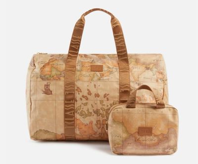 Alviero Martini Prima Classe Geo Soft borsone pieghevole con mini beauty Alviero Martini Prima Classe Geo Soft borsone pieghevole con mini beauty
