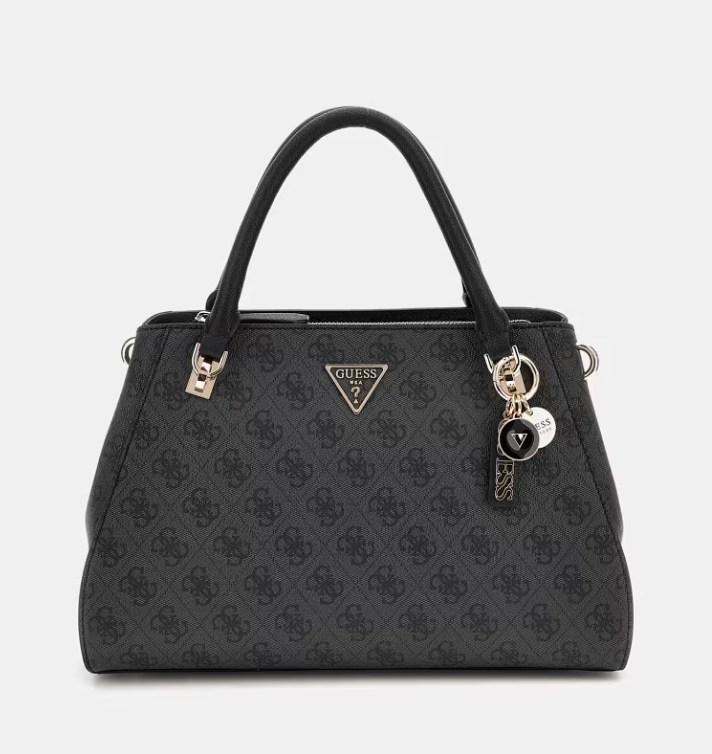 GUESS Borsa a mano Noelle 4G Coal logo GUESS Borsa a mano Noelle 4G Coal logo