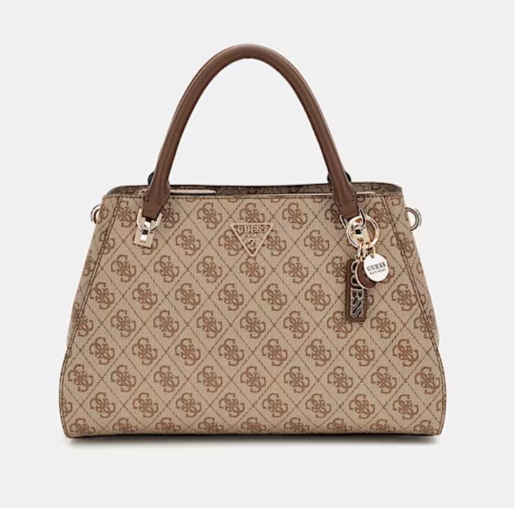 GUESS Borsa a mano Noelle 4G Latte logo brown GUESS Borsa a mano Noelle 4G Latte logo brown