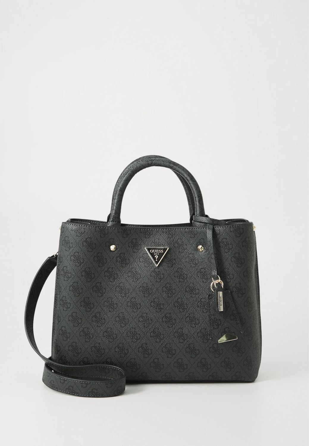 GUESS Borsa a Mano Meridian Coal Logo