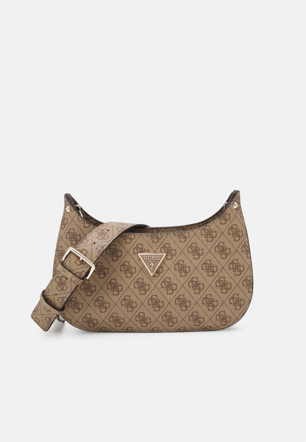 GUESS Borsa a Spalla Meridian 4g Latte Logo GUESS Borsa a Spalla Meridian 4g Latte Logo