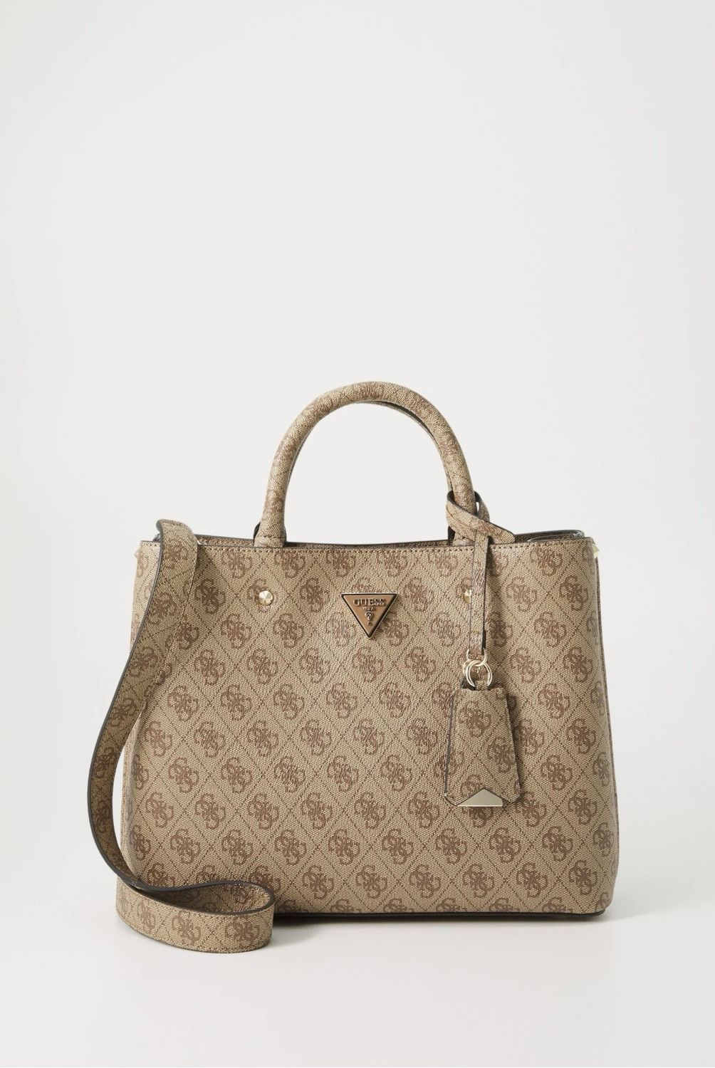 GUESS Borsa a Mano Meridian Latte Logo