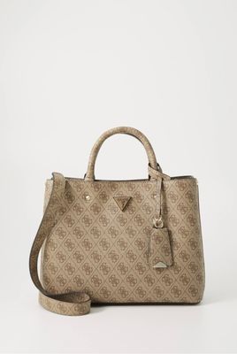 GUESS Borsa a Mano Meridian Latte Logo