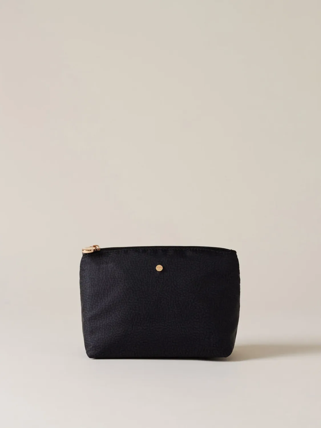 BUSTINA CLASSICA MEDIUM PORTATUTTO DI TESSUTO RICICLATO OP DARK BLACK BUSTINA CLASSICA MEDIUM PORTATUTTO DI TESSUTO RICICLATO OP DARK BLACK