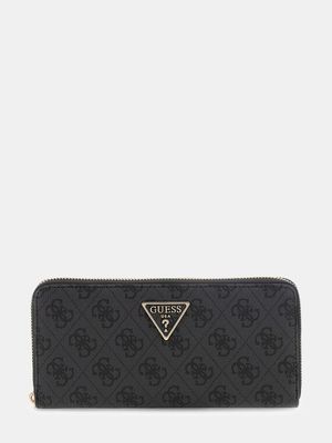 Guess Maxi portafoglio Laurel 4G logo Coal
