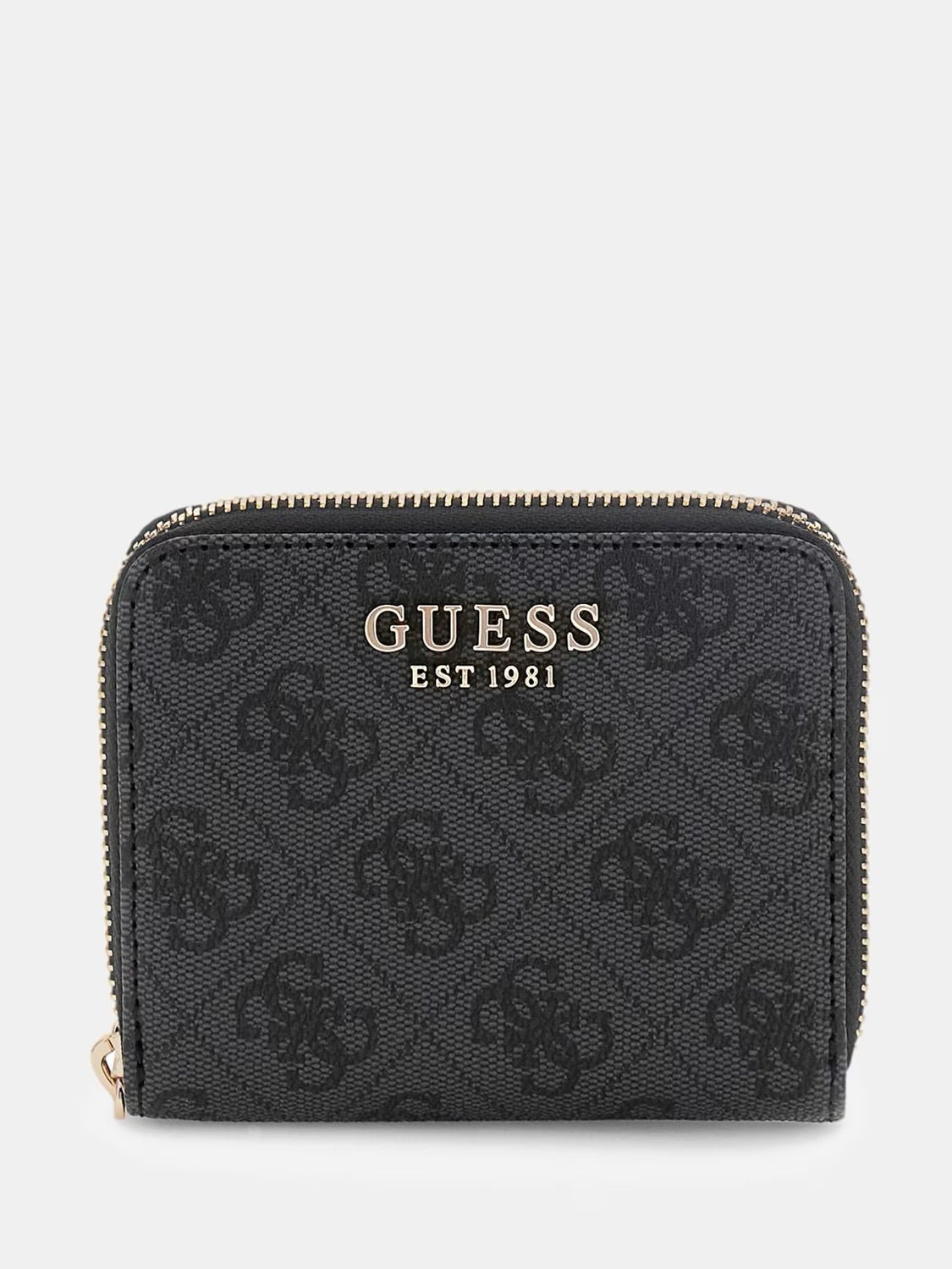 Guess Mini portafoglio Laurel 4G logo Coal