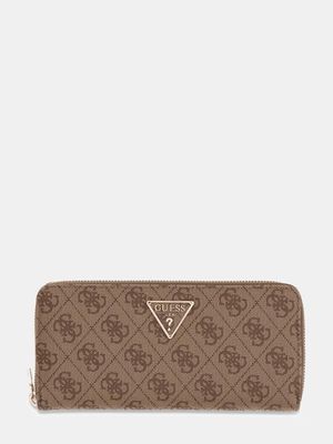 Guess Maxi portafoglio Laurel 4G logo Latte
