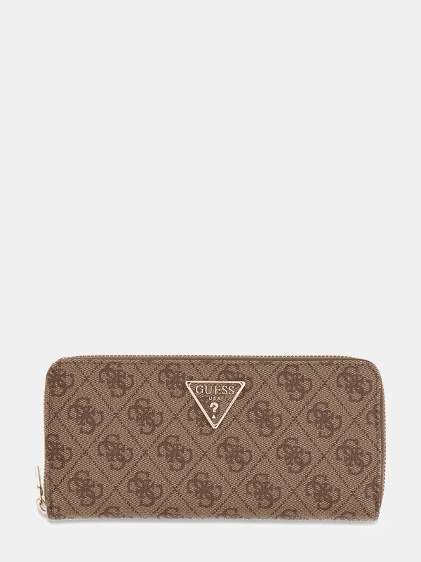 Guess Maxi portafoglio Laurel 4G logo Latte