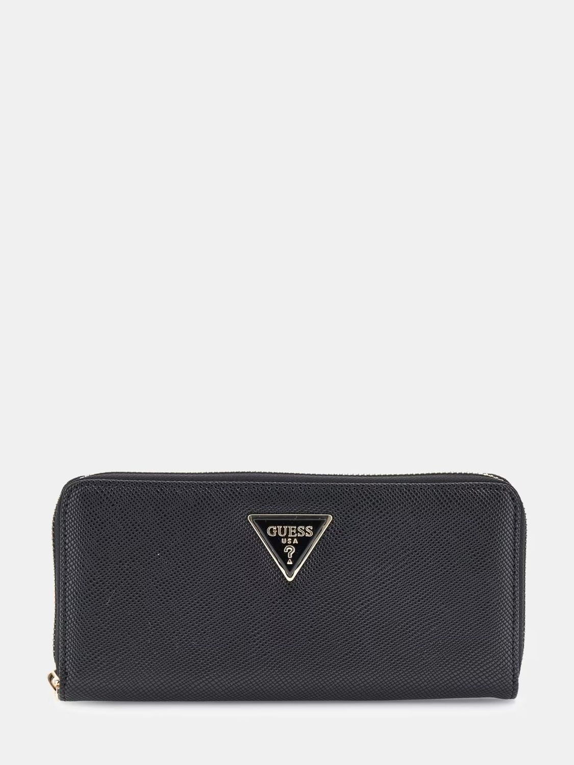 Guess Maxi portafoglio Laurel Saffiano Nero