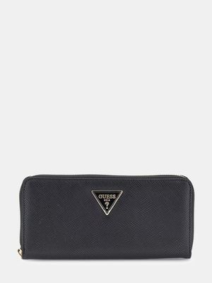 Guess Maxi portafoglio Laurel Saffiano Nero Guess Maxi portafoglio Laurel Saffiano Nero
