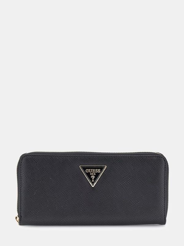 Guess Maxi portafoglio Laurel Saffiano Nero