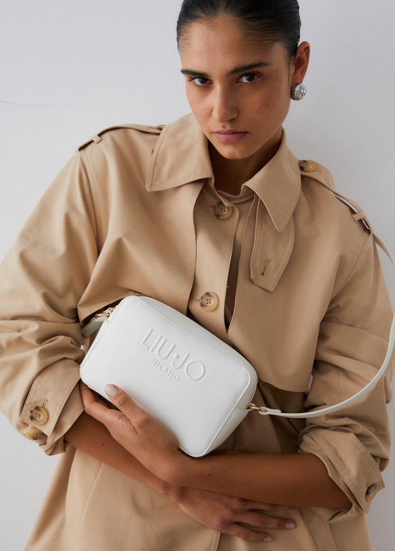 Liu Jo Borsa a tracolla con logo Cream Liu Jo Borsa a tracolla con logo Cream