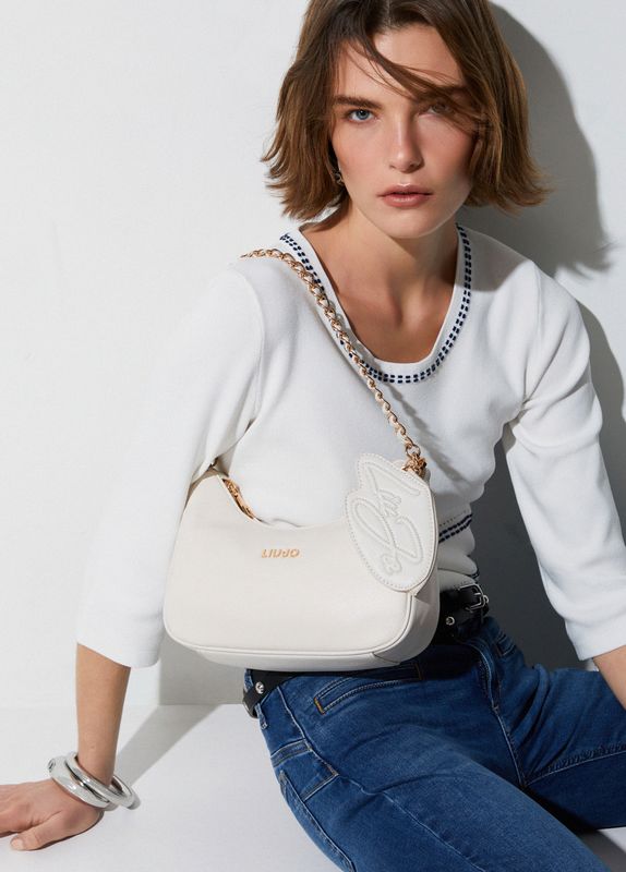 Liu Jo Borsa hobo piccola con portamonete Cream Liu Jo Borsa hobo piccola con portamonete Cream
