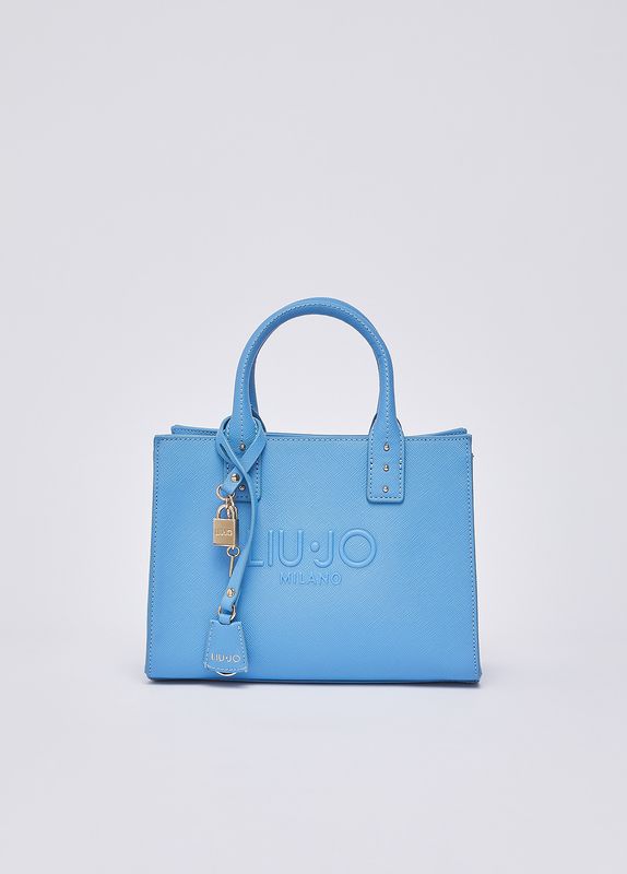 Liu Jo Borsa a mano piccola con charm Azure Blue Liu Jo Borsa a mano piccola con charm Azure Blue