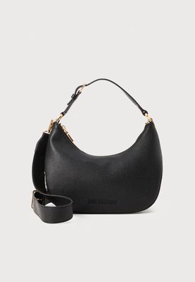Love Moschino Borsa mezza luna a tracolla Black Gold
