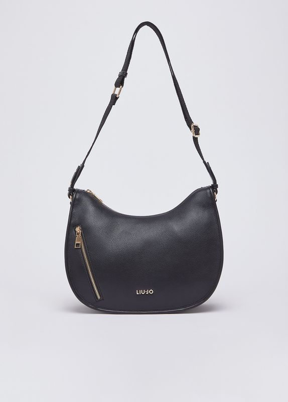 Borsa Liu Jo hobo media con zip Nera Borsa Liu Jo hobo media con zip Nera