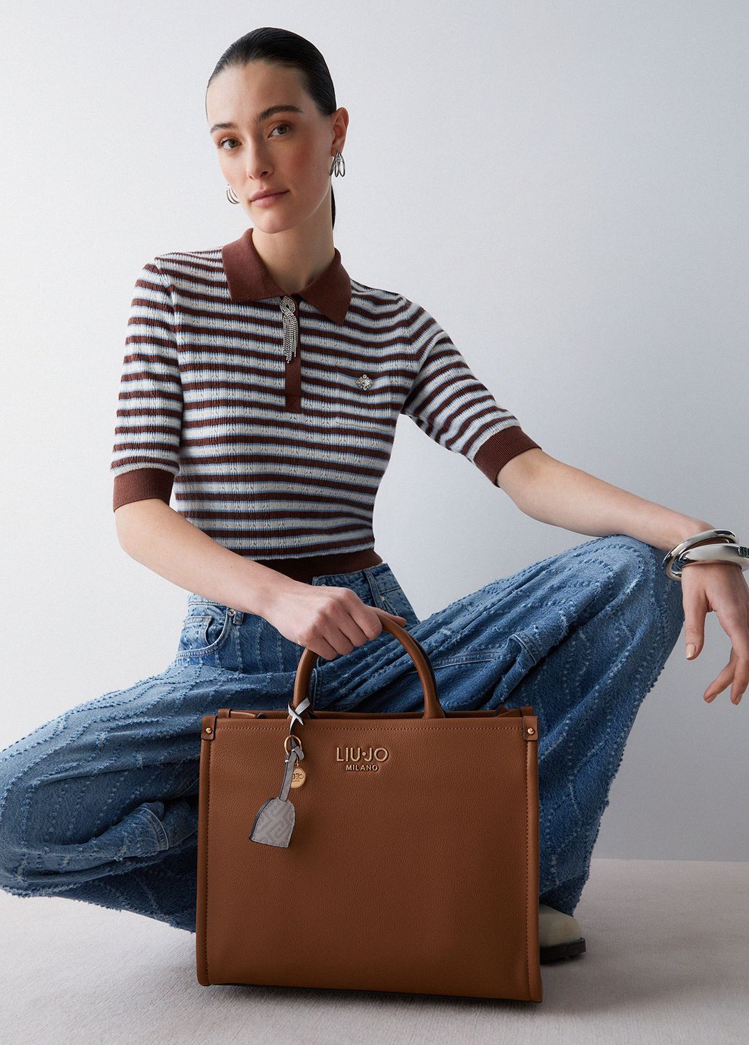 Liu Jo Borsa a mano media con charm