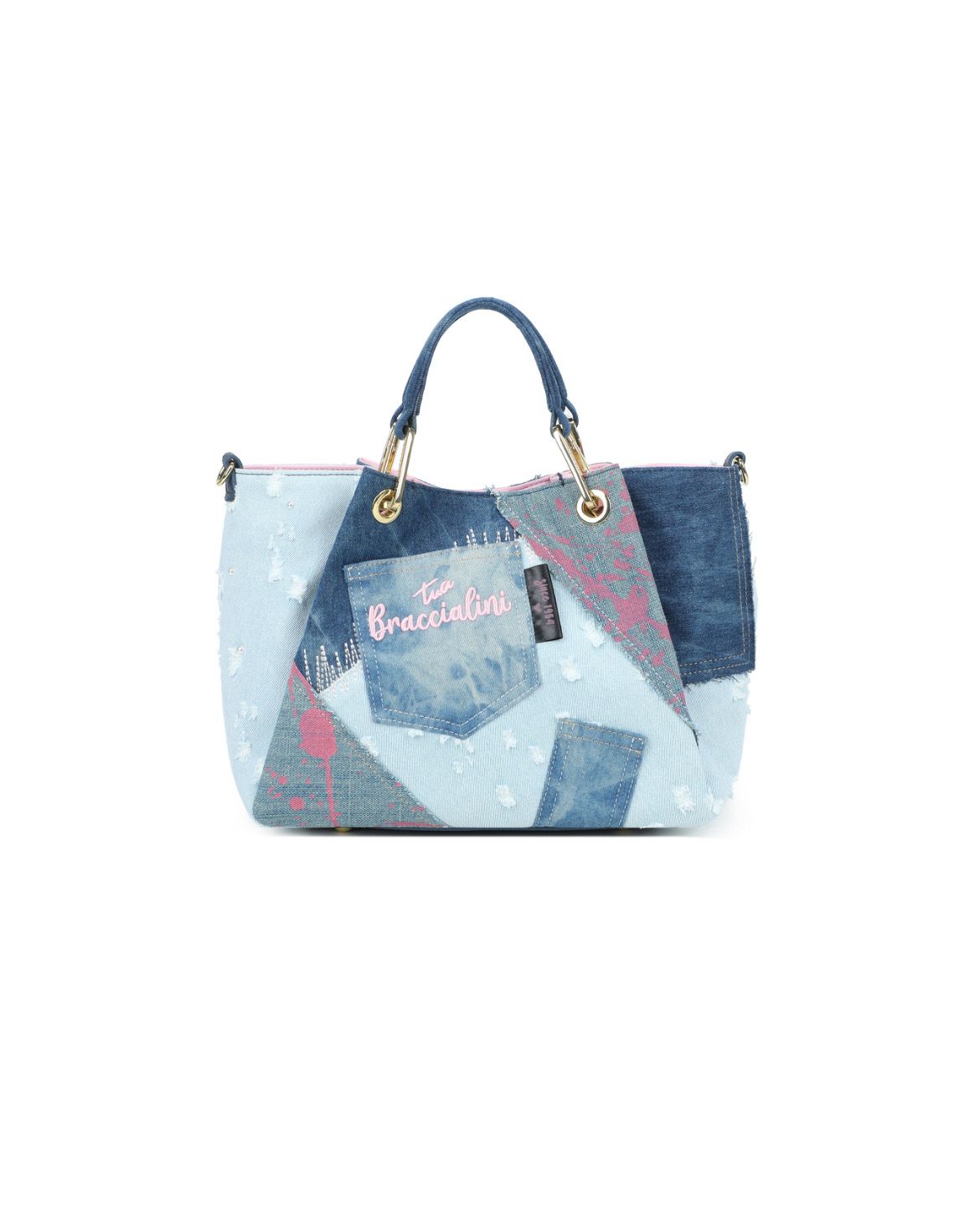 Borsa Braccialini Amy jeans Media Borsa Braccialini Amy jeans Media