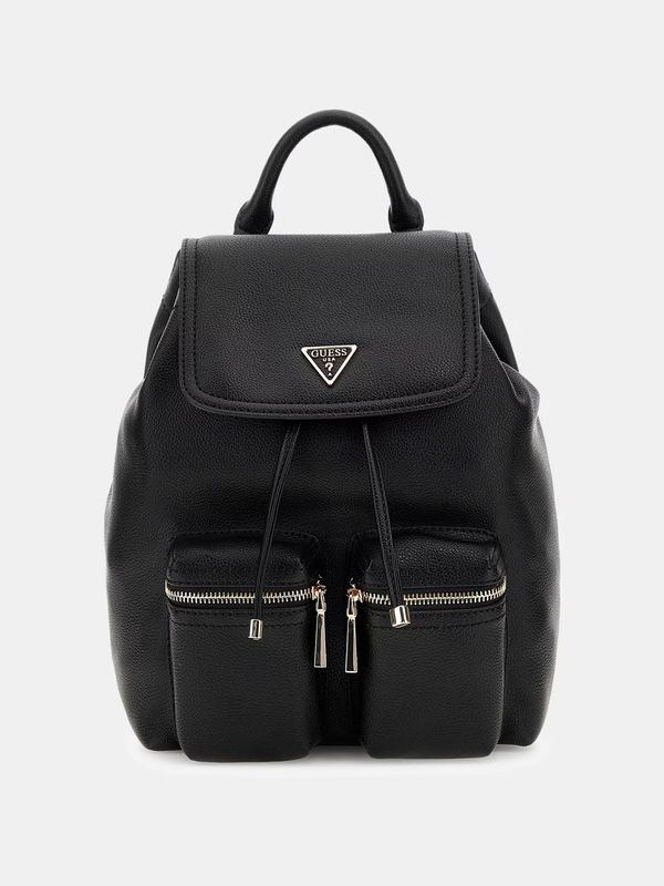 Zaino Guess con patta e tasche anteriori Zaino Guess con patta e tasche anteriori