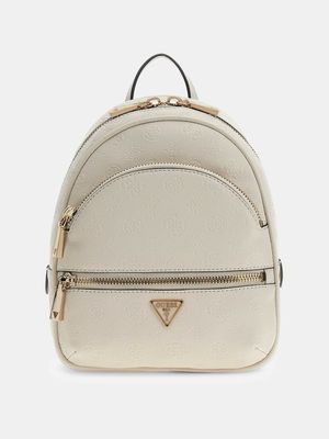 GUESS Zaino manhattan tasca frontale Guess Stone logo