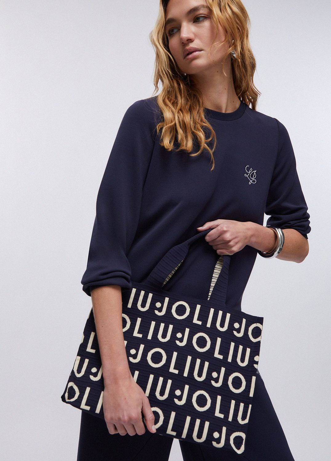 Liu Jo Borsa tote media in maglia
