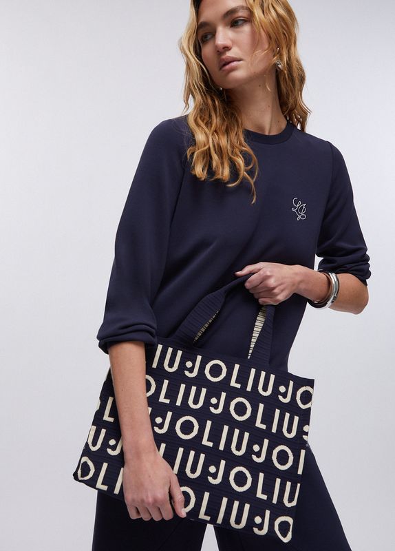 Liu Jo Borsa tote media in maglia