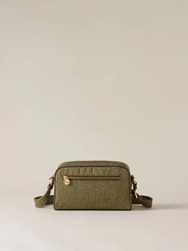 BORBONESE CAMERA CASE ECO LINE SMALL Tracolla di nylon Op Olive BORBONESE CAMERA CASE ECO LINE SMALL Tracolla di nylon Op Olive